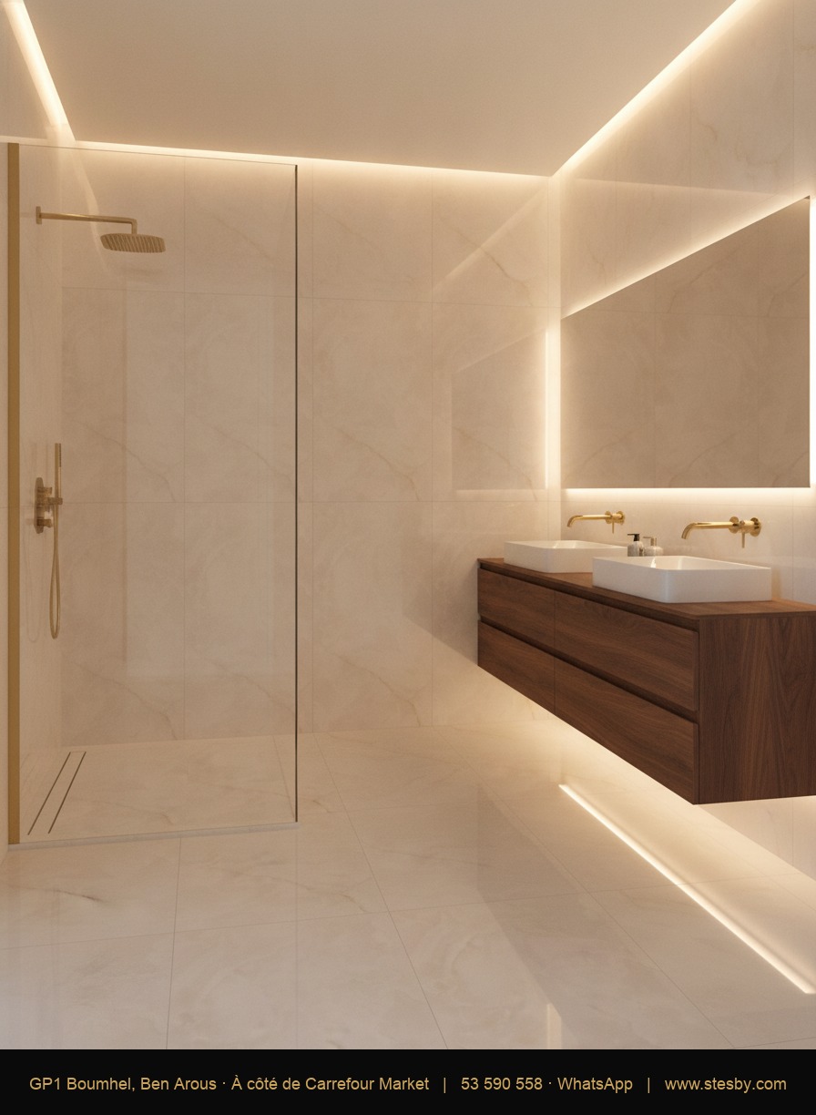 Grès GINZA Ivory 120 × 60 — poli