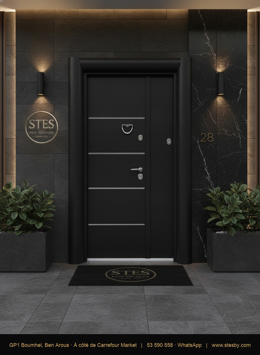 Porte blindée T104 — 110 × 220 cm