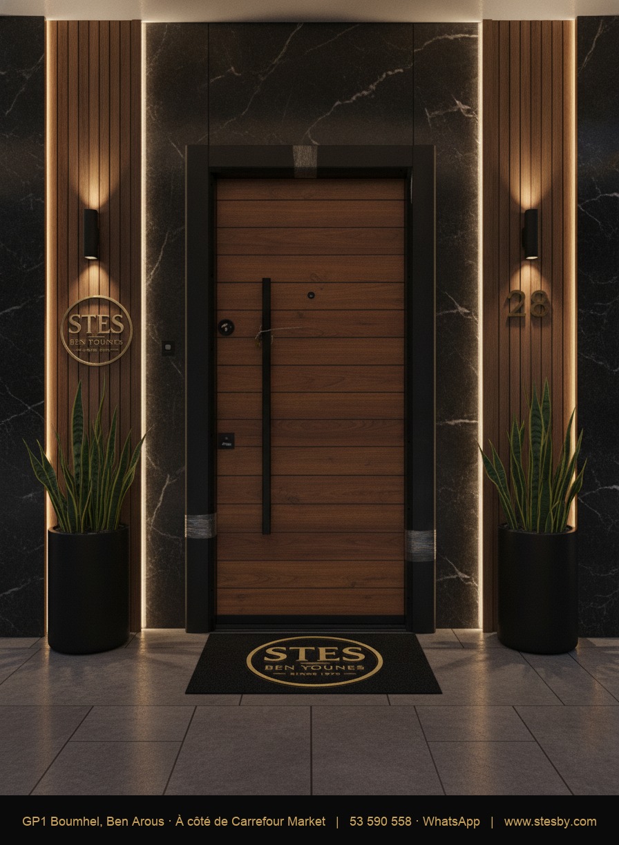 Porte blindée T106 — 110 × 220 cm