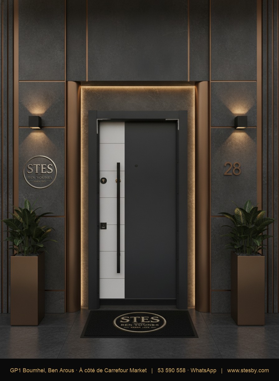 Porte blindée T108 — 110 × 220 cm