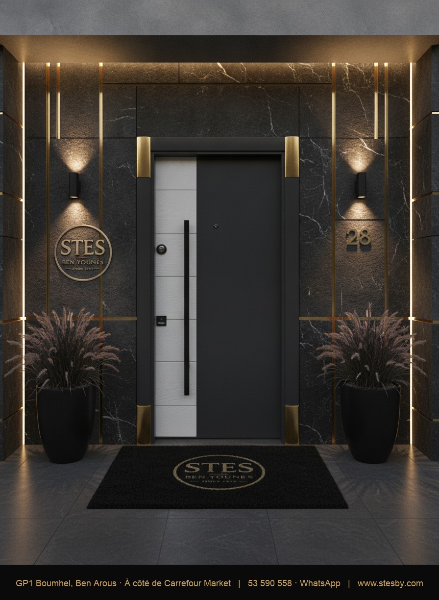 Porte blindée T108 — 110 × 220 cm