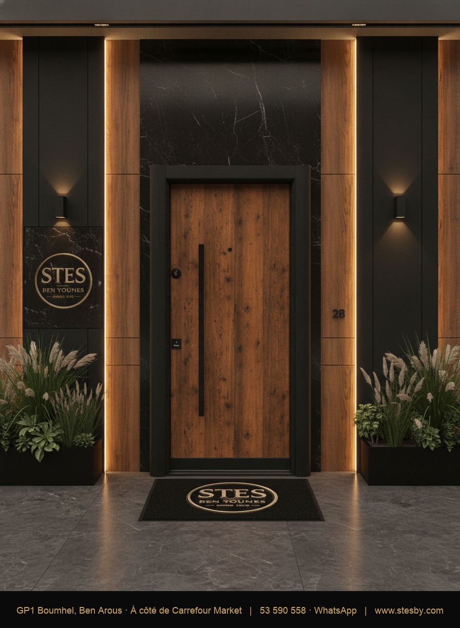 Porte blindée T109 — 110 × 220 cm