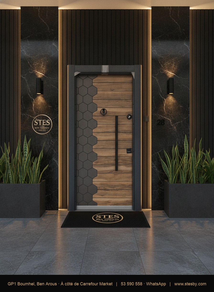 Porte blindée T111 — 110 × 220 cm