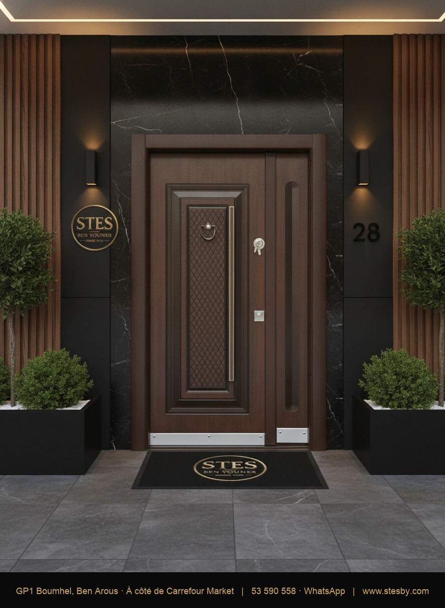 Porte blindée T112 — 110 × 220 cm