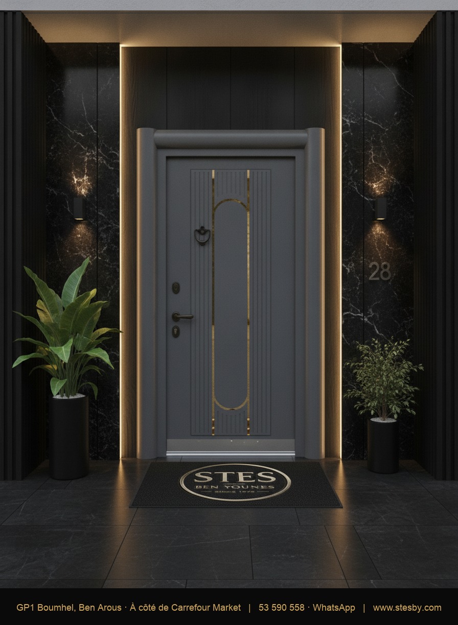 Porte blindée T113 — 110 × 220 cm