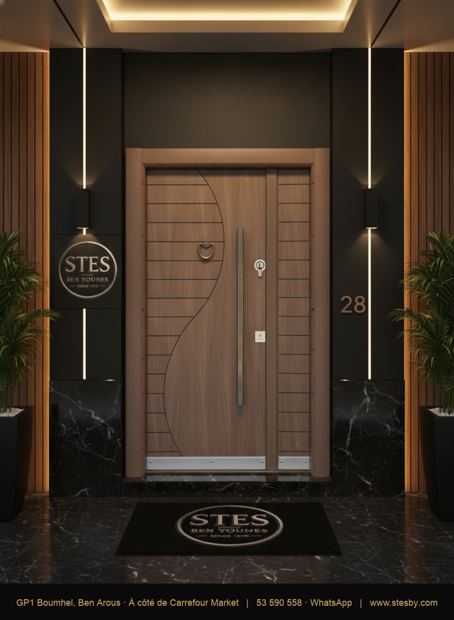 Porte blindée T115 — 110 × 220 cm