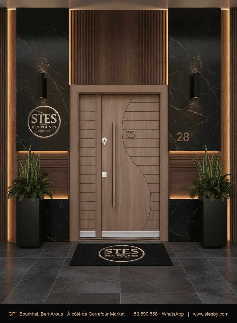 Porte blindée T115 — 110 × 220 cm