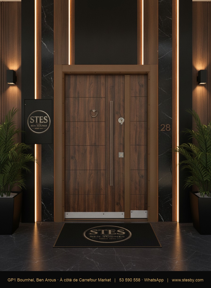 Porte blindée T118 — 110 × 220 cm
