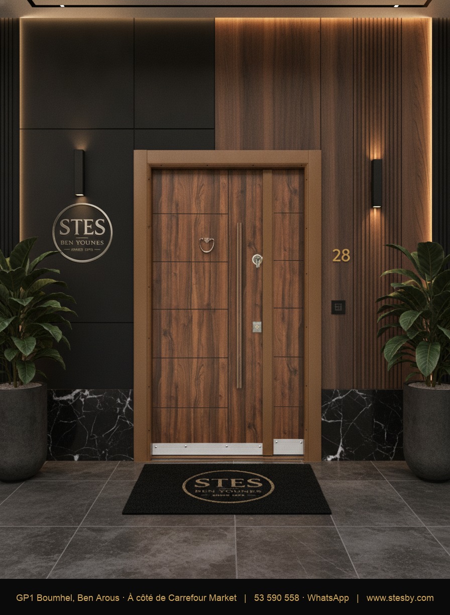 Porte blindée T118 — 110 × 220 cm