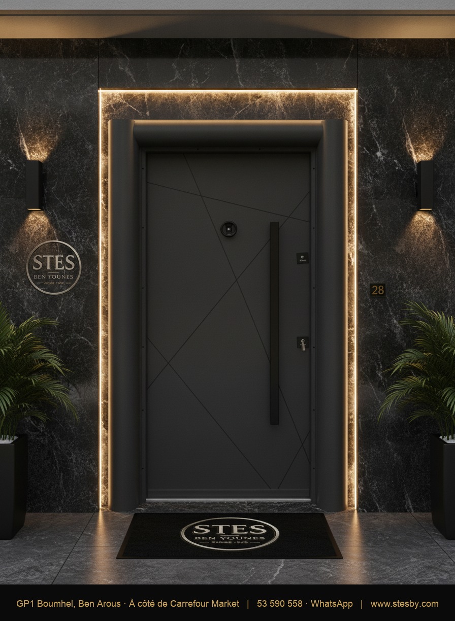Porte blindée T23 — 110 × 220 cm