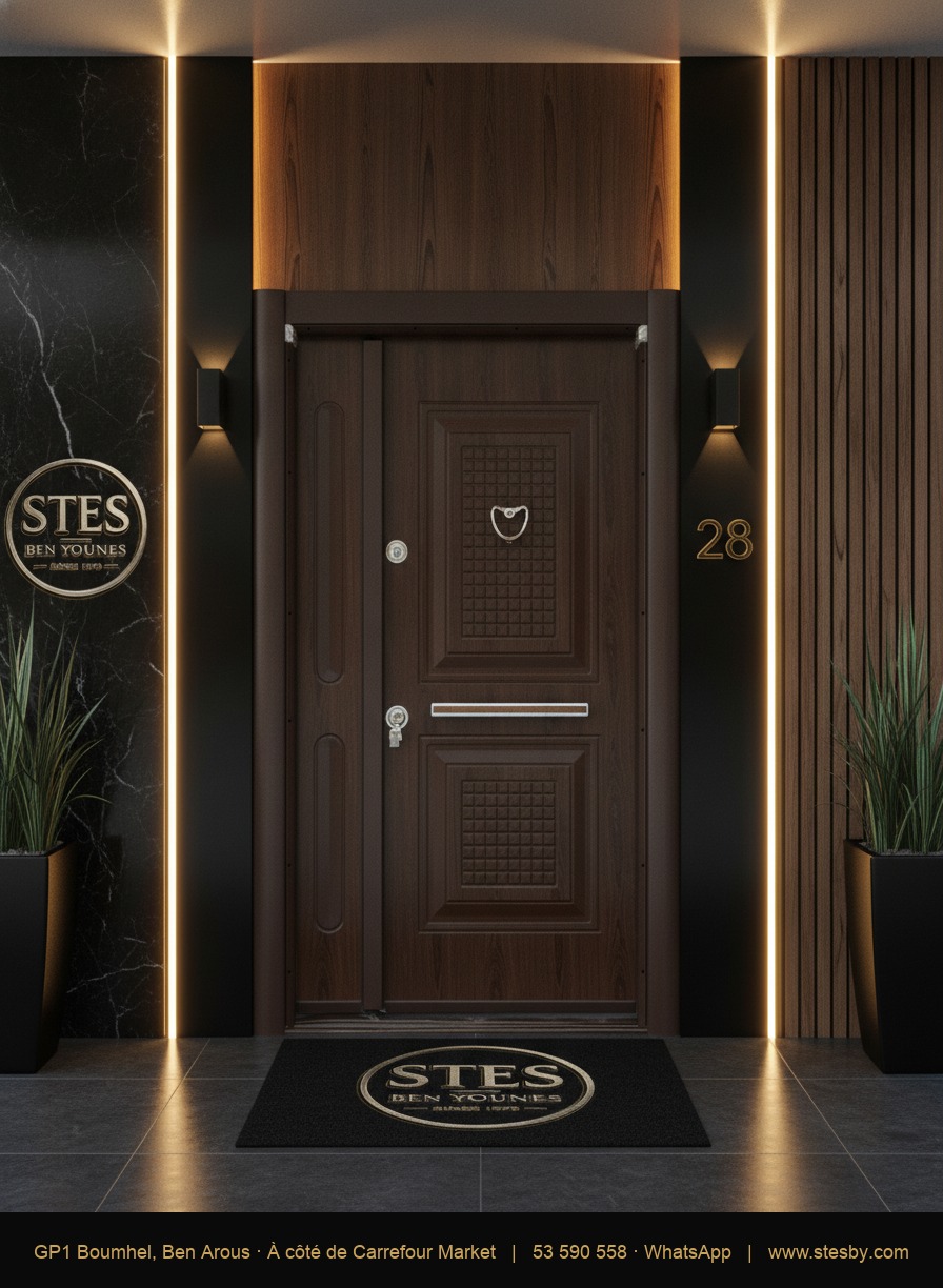Porte blindée T34A — 110 × 220 cm