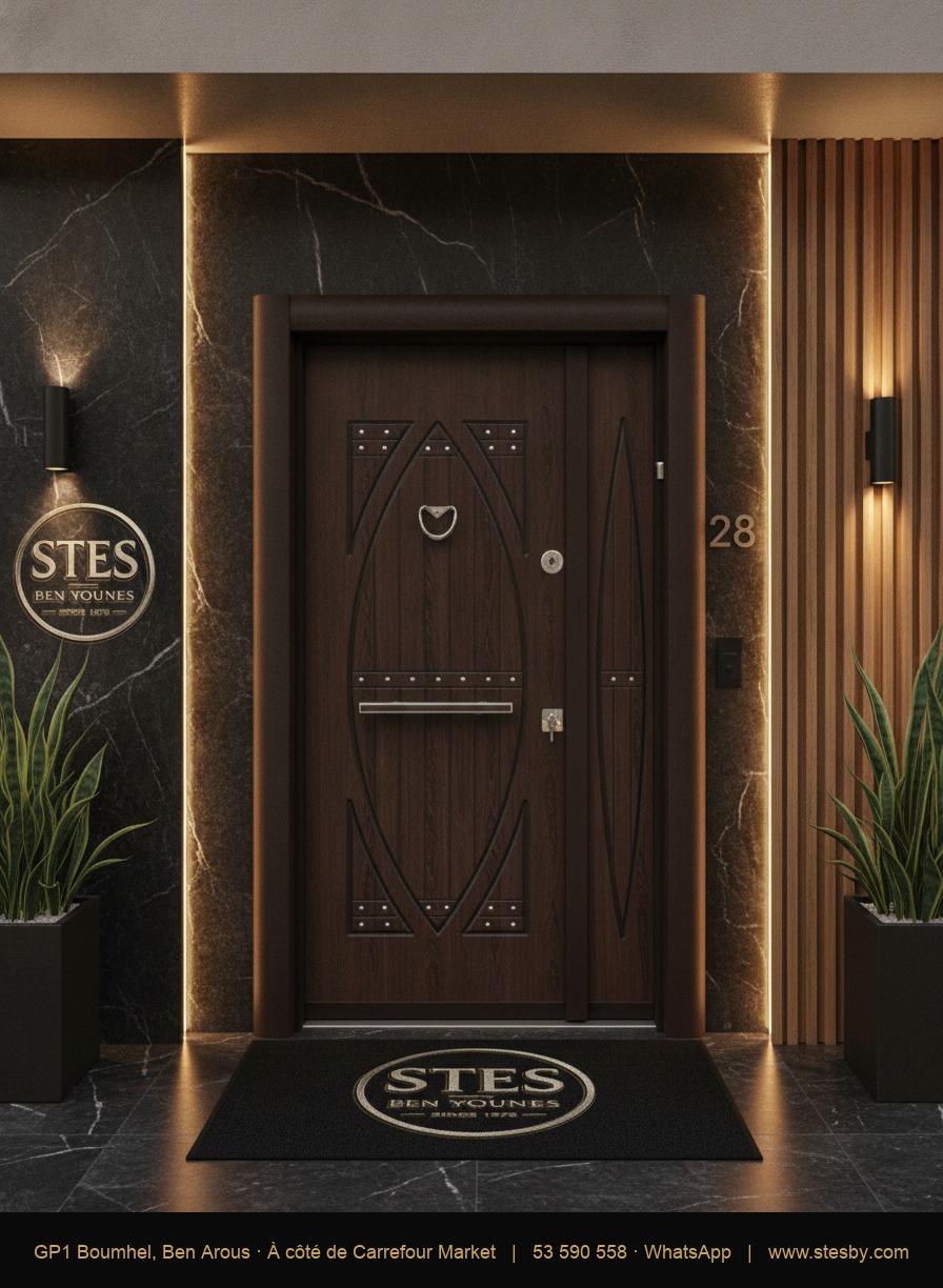 Porte blindée T35 2D — 110 × 220 cm