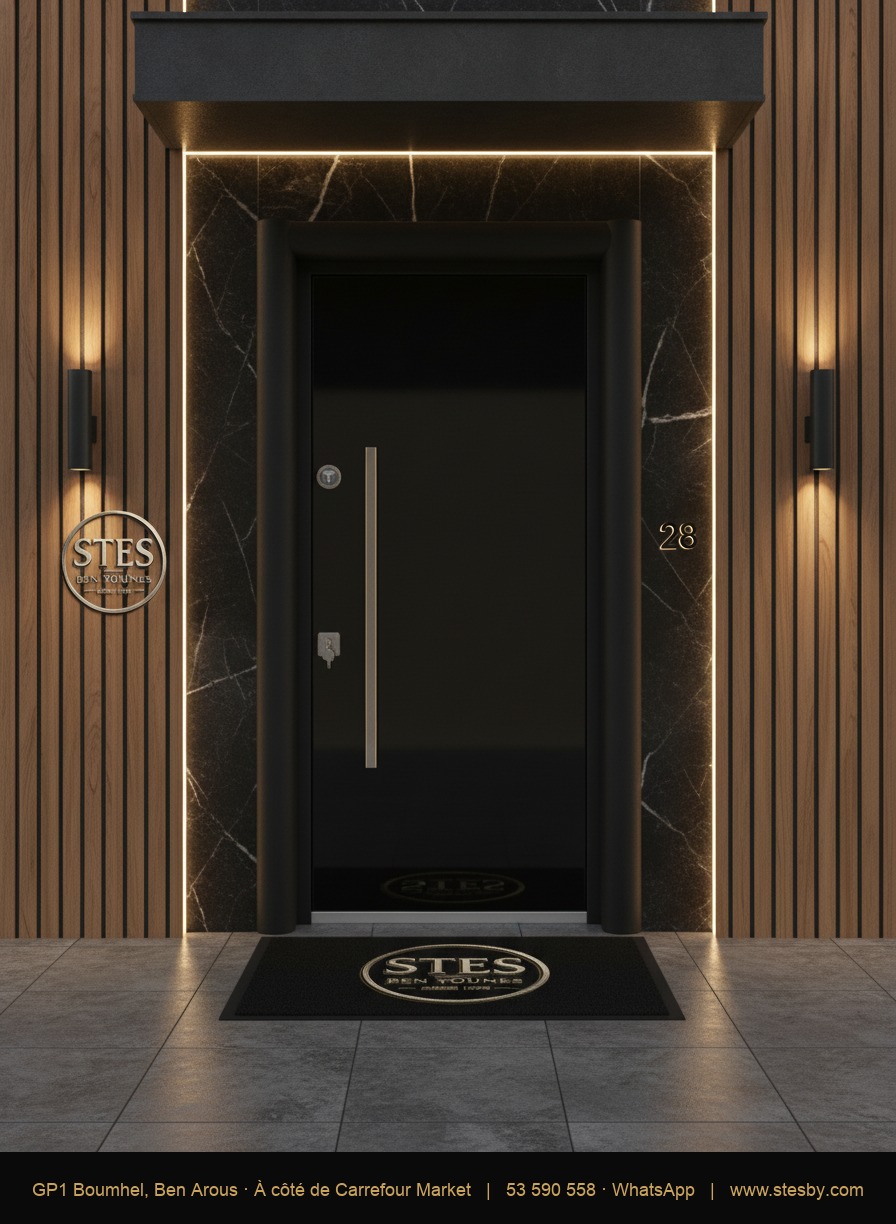 Porte blindée T55 — 110 × 220 cm