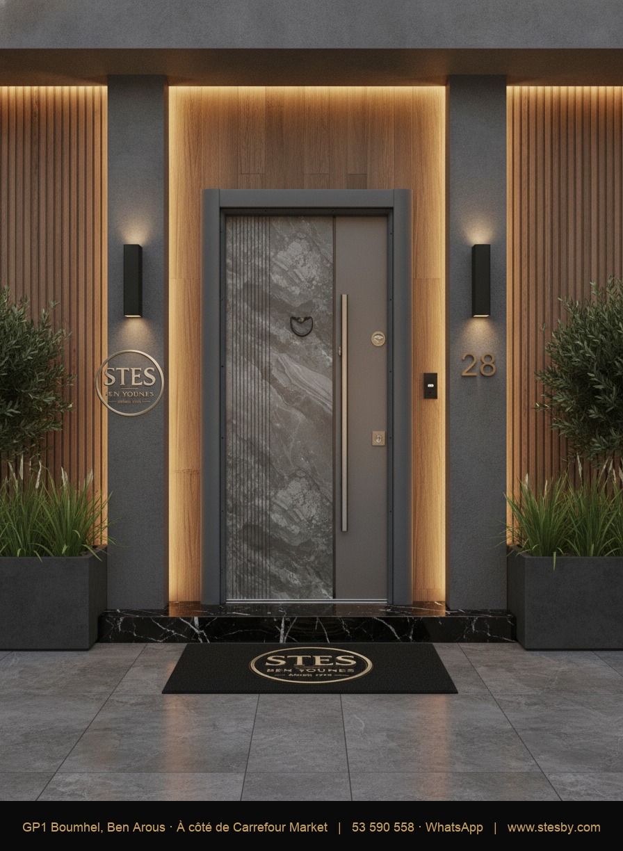 Porte blindée T92 — 110 × 220 cm
