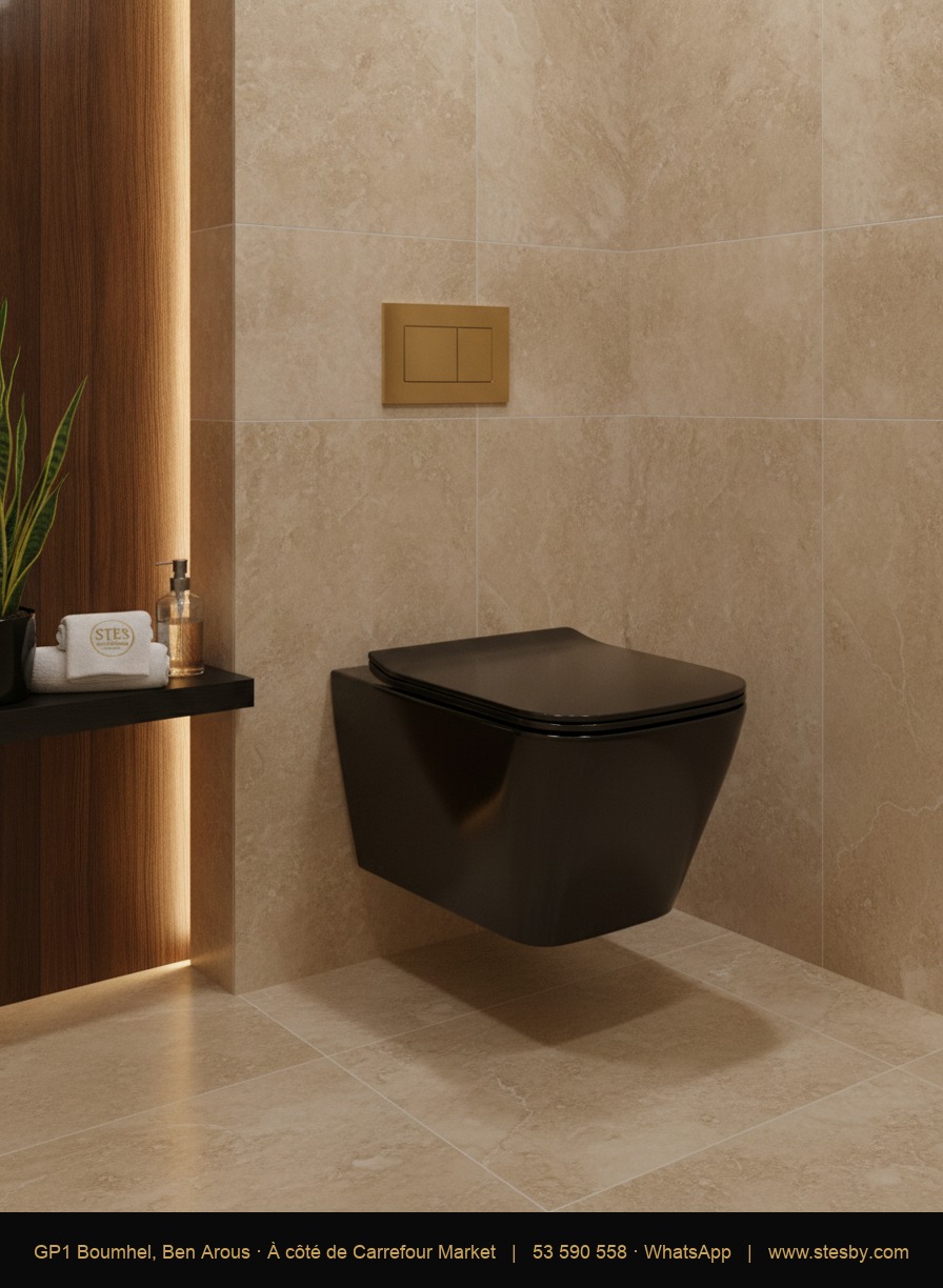 WC T-202 Noir Brillant