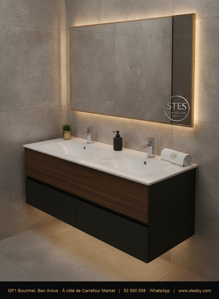 Plan Vasque Extra Plat Pour Meuble Ref