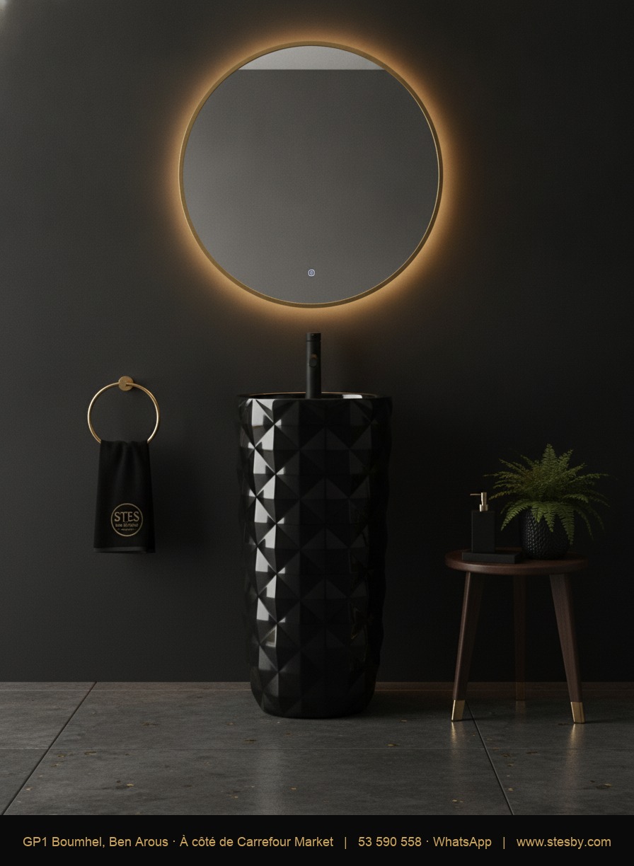 Stand Noir Brillant réf B-175Gb