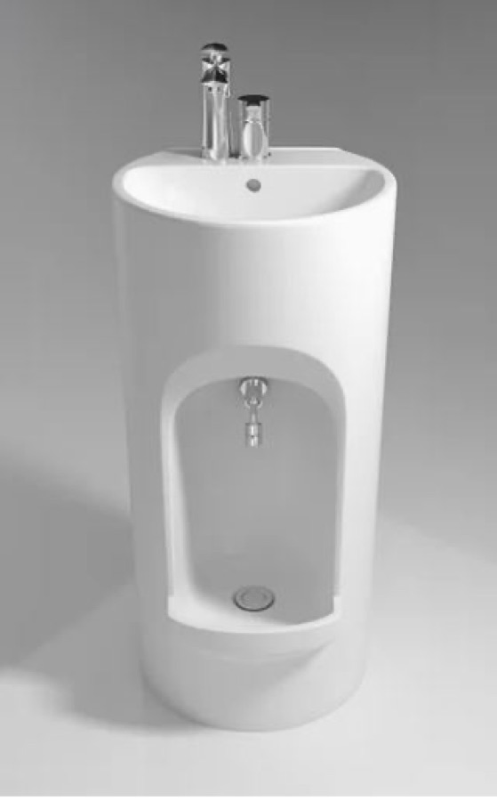 Stand Blanc Brillant réf Wudu035