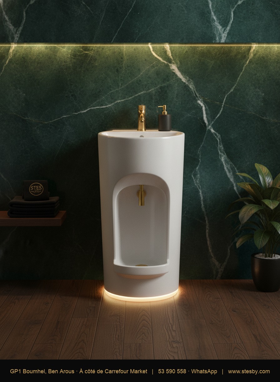 Stand Blanc Brillant réf Wudu035